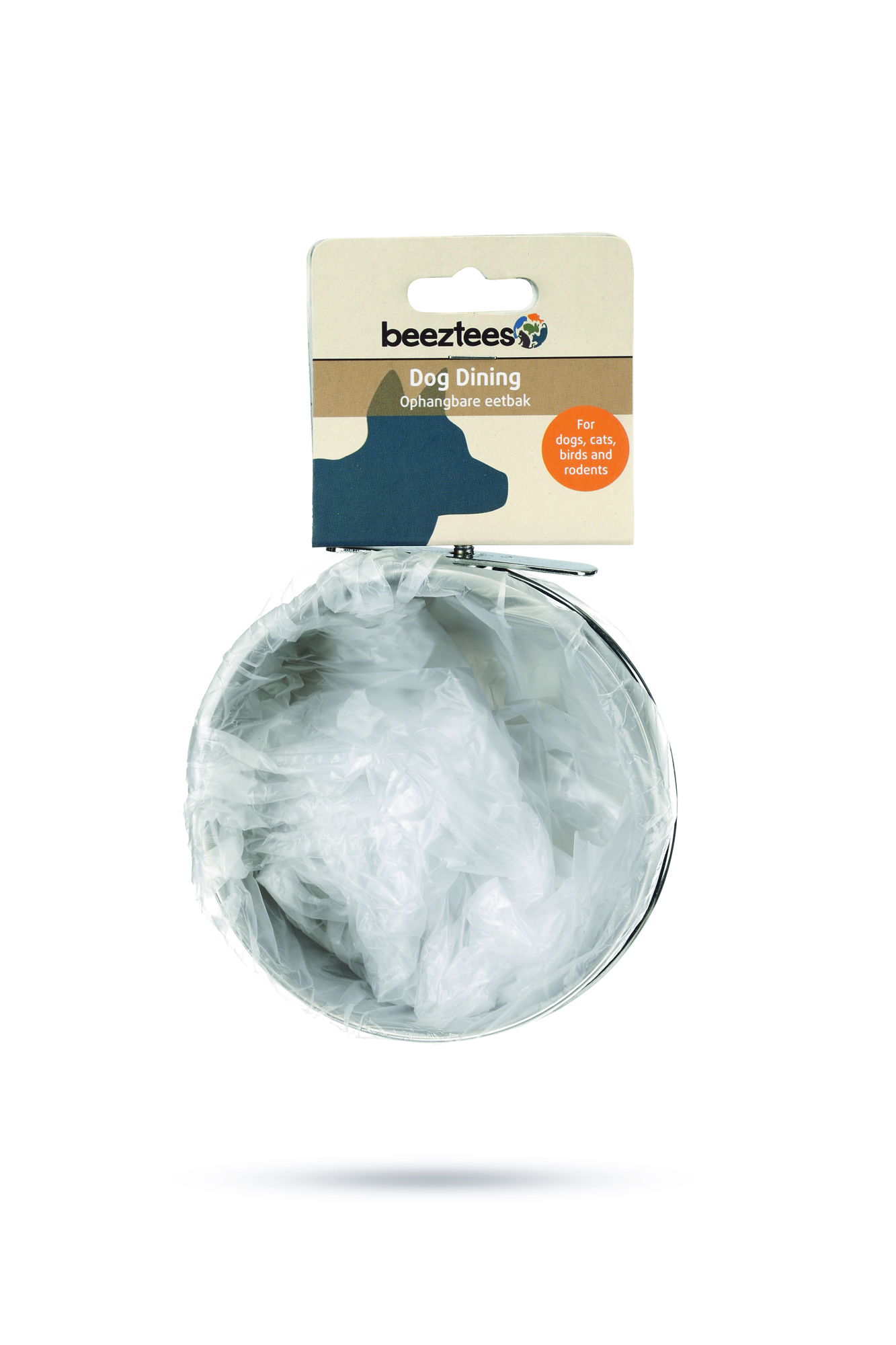 Beeztees Coopcup Inox - voer- en drinkbak - Zilver - 12 cm