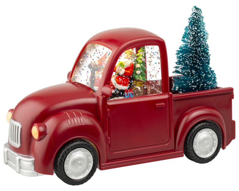 Lumineo LED Auto - Waterspinner - 4 - Rood - Warm wit