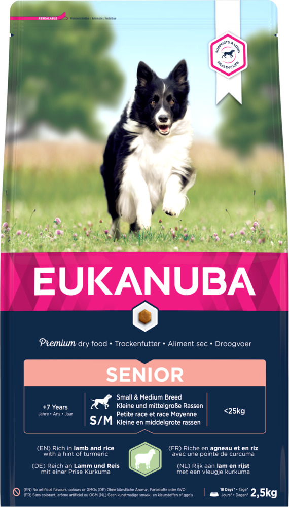 Eukanuba Dog Mature & Senior - Hondenvoer - 2.5 Kilogram - gevogelte, lam, rijst