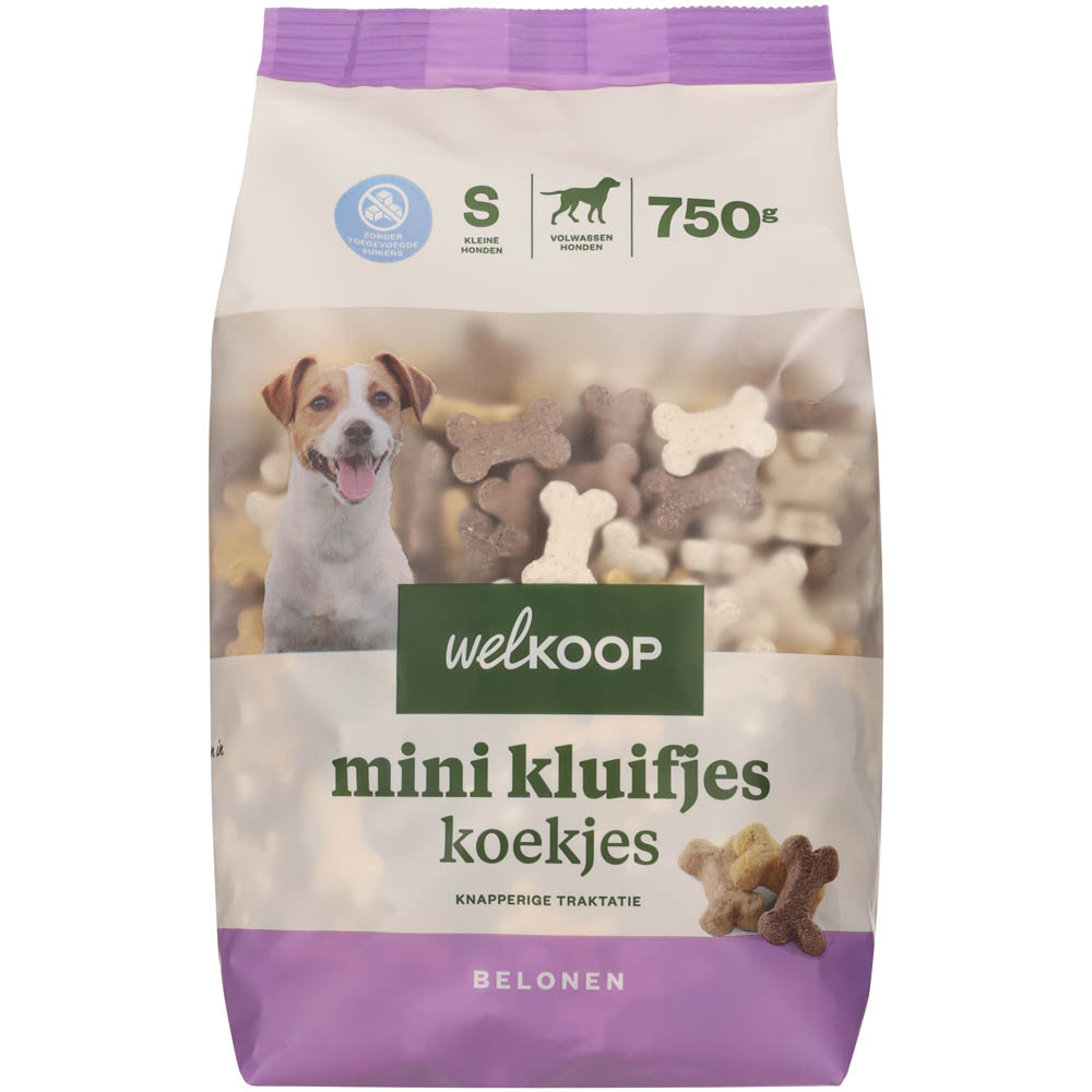 Welkoop Mini Kluifjes - Kleine honden - Hondenkoekjes - 750 Gram - S