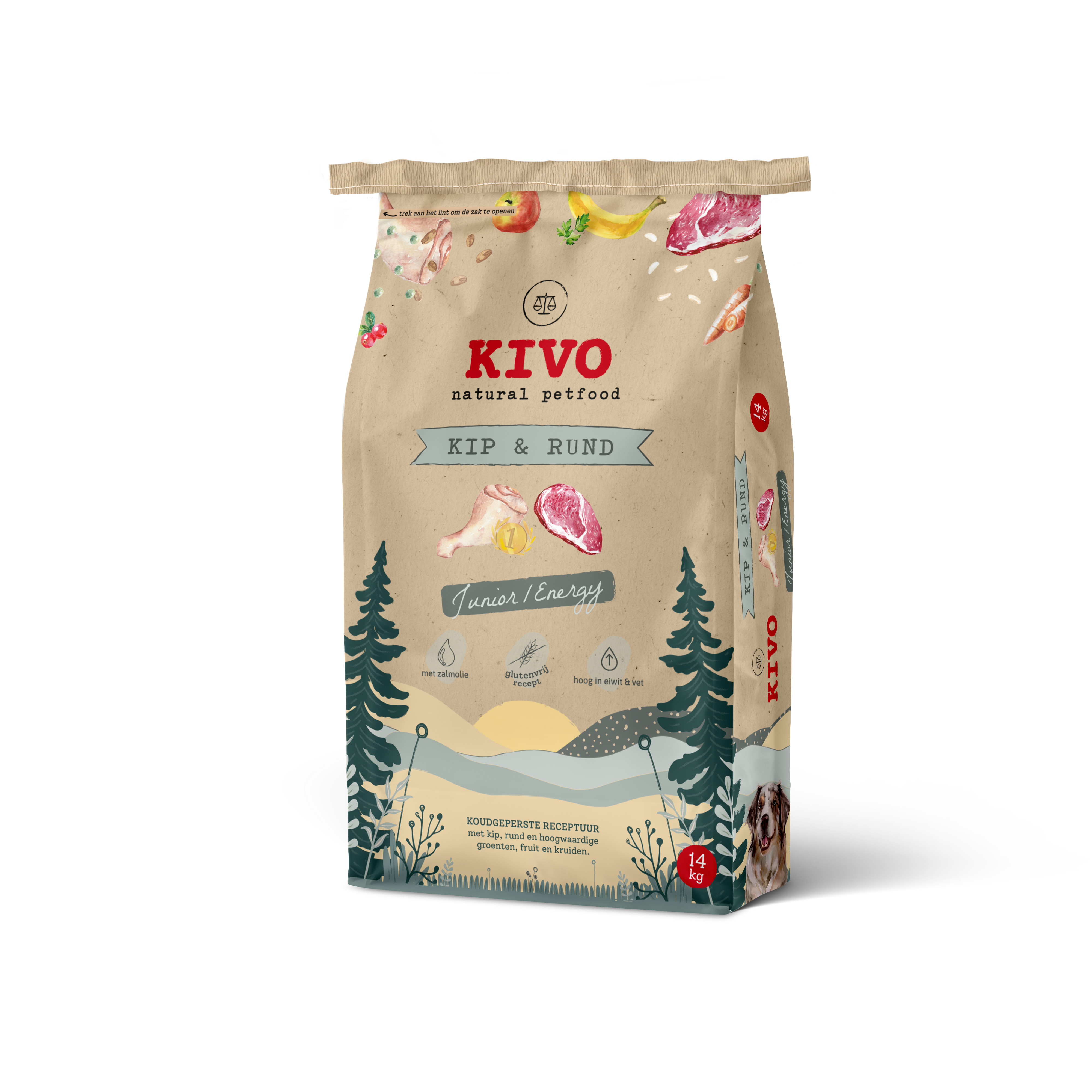 Kivo Energy Junior - Hondenvoer - 14 Kilogram
