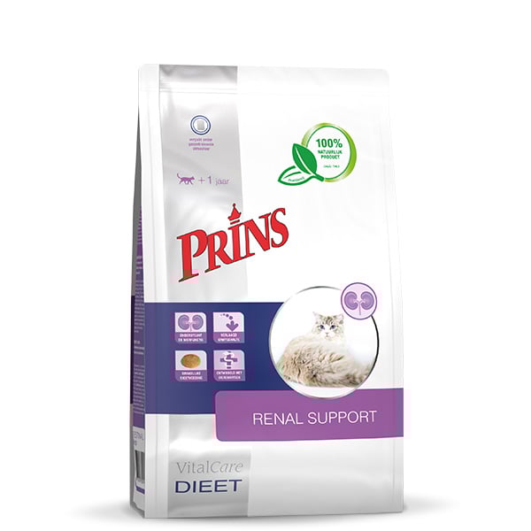 Prins Dieet VitalCare Renal Support - Kattenvoer veterinair - 1.5 Kilogram - gevogelte