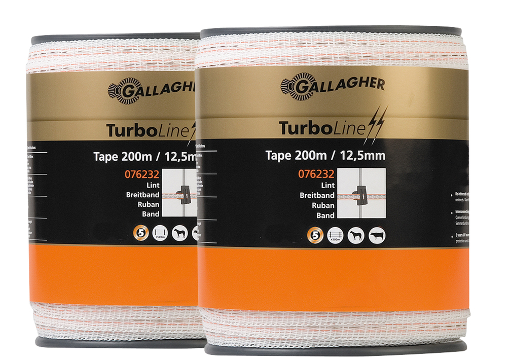 Gallagher Duo - Schriklint - 16 cm - 2 Stuks - Wit - 30 cm - 200 cm Gallagher Duo - Schriklint - 16 cm - 2 Stuks - Wit - 30 cm - 200 cm