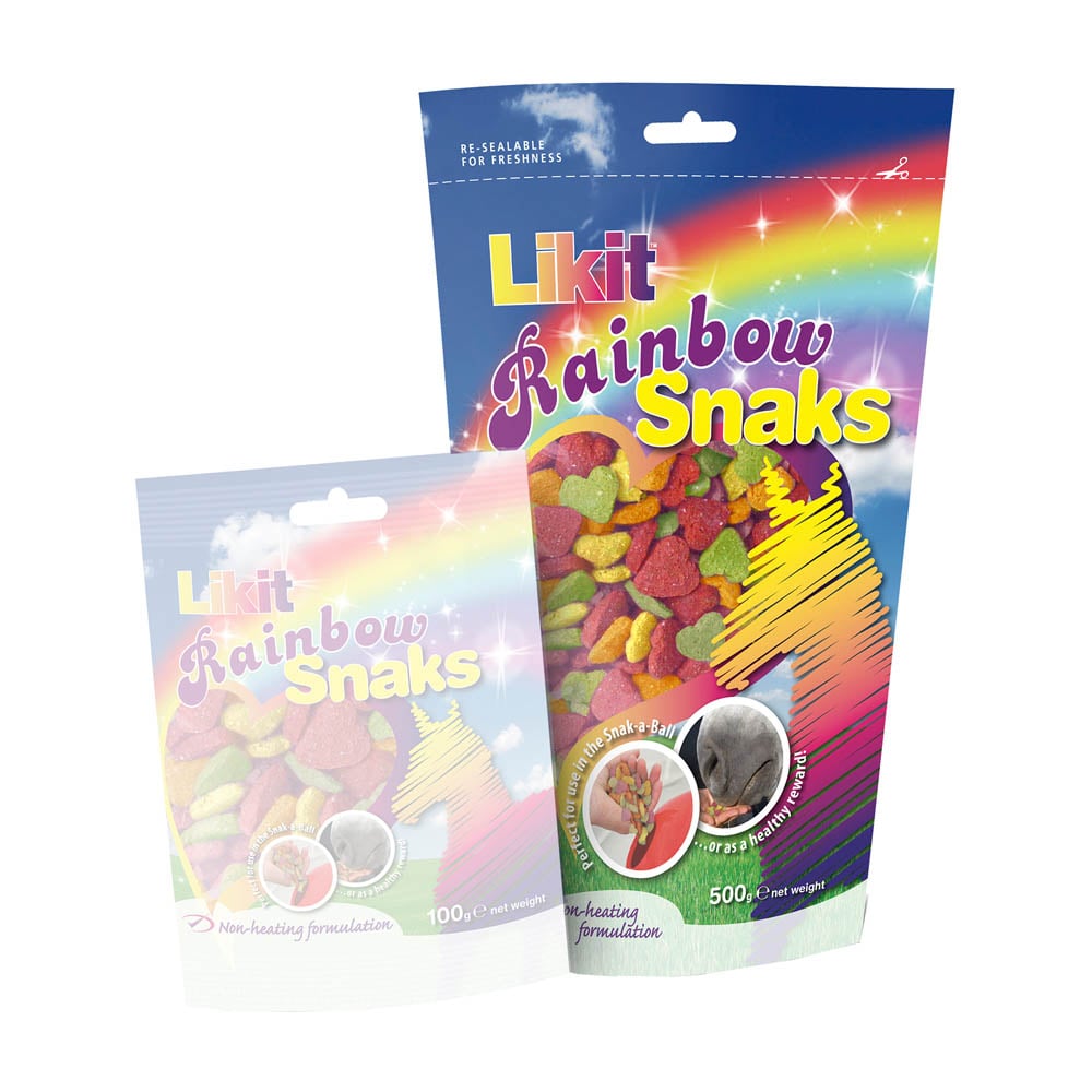 LIKIT Regenboog - Paardensnoepjes - 500 Gram - Assorti LIKIT Regenboog - Paardensnoepjes - 500 Gram - Assorti