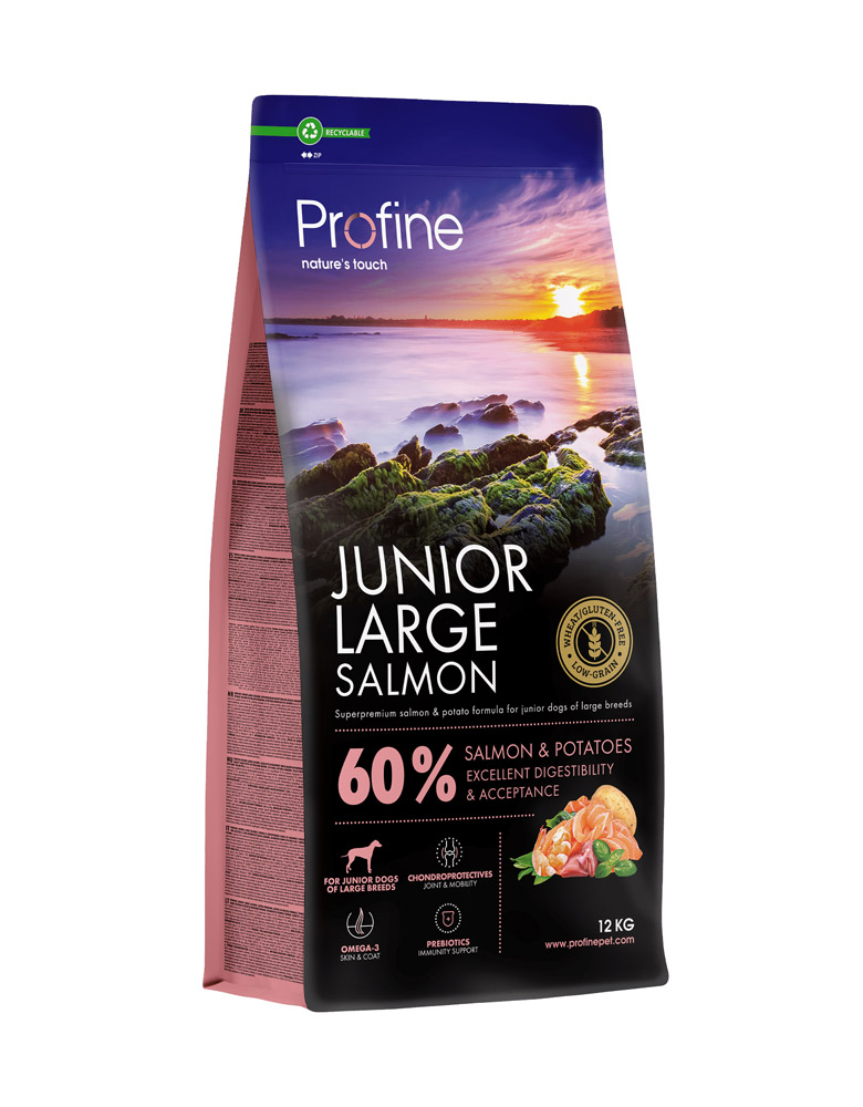 Profine Junior Large Salmon & Potatoes - Hondenvoer - 12 Kilogram - zalm