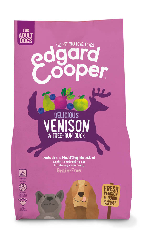 Edgard & Cooper Adult - Hondenvoer - 2.5 Kilogram - eend, hert Edgard & Cooper Adult - Hondenvoer - 2.5 Kilogram - eend, hert