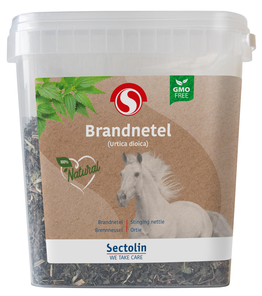 Sectolin Brandnetel Kruid - Weerstandsupplement Paard - 0.5 Kilogram - Emmer