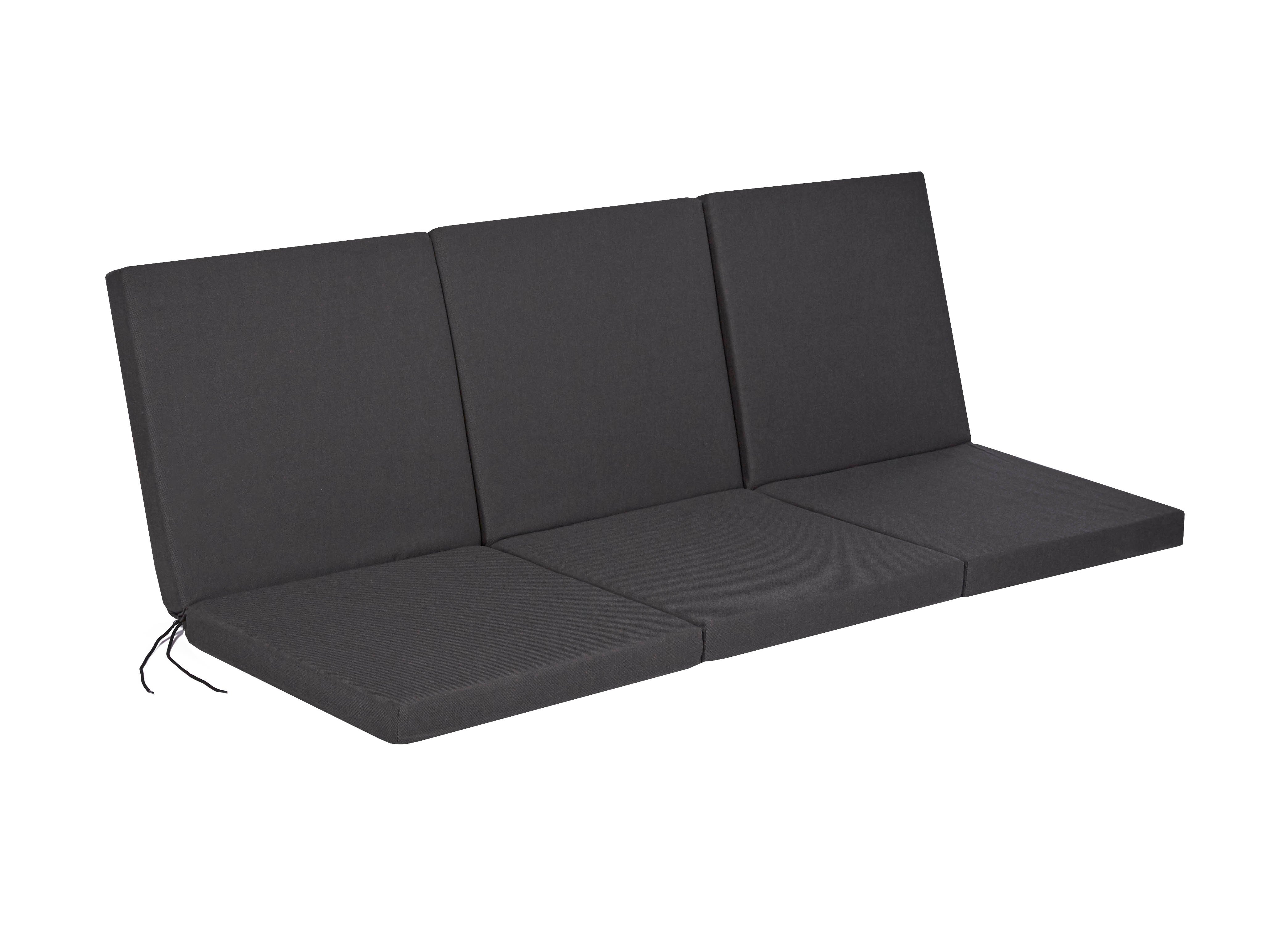 Talen Buitenmeubelen voor 3-zitsbank Zeist en in 3-zitsbank Lisse - Bankkussen - Antraciet - 162x96x6cm - Antraciet