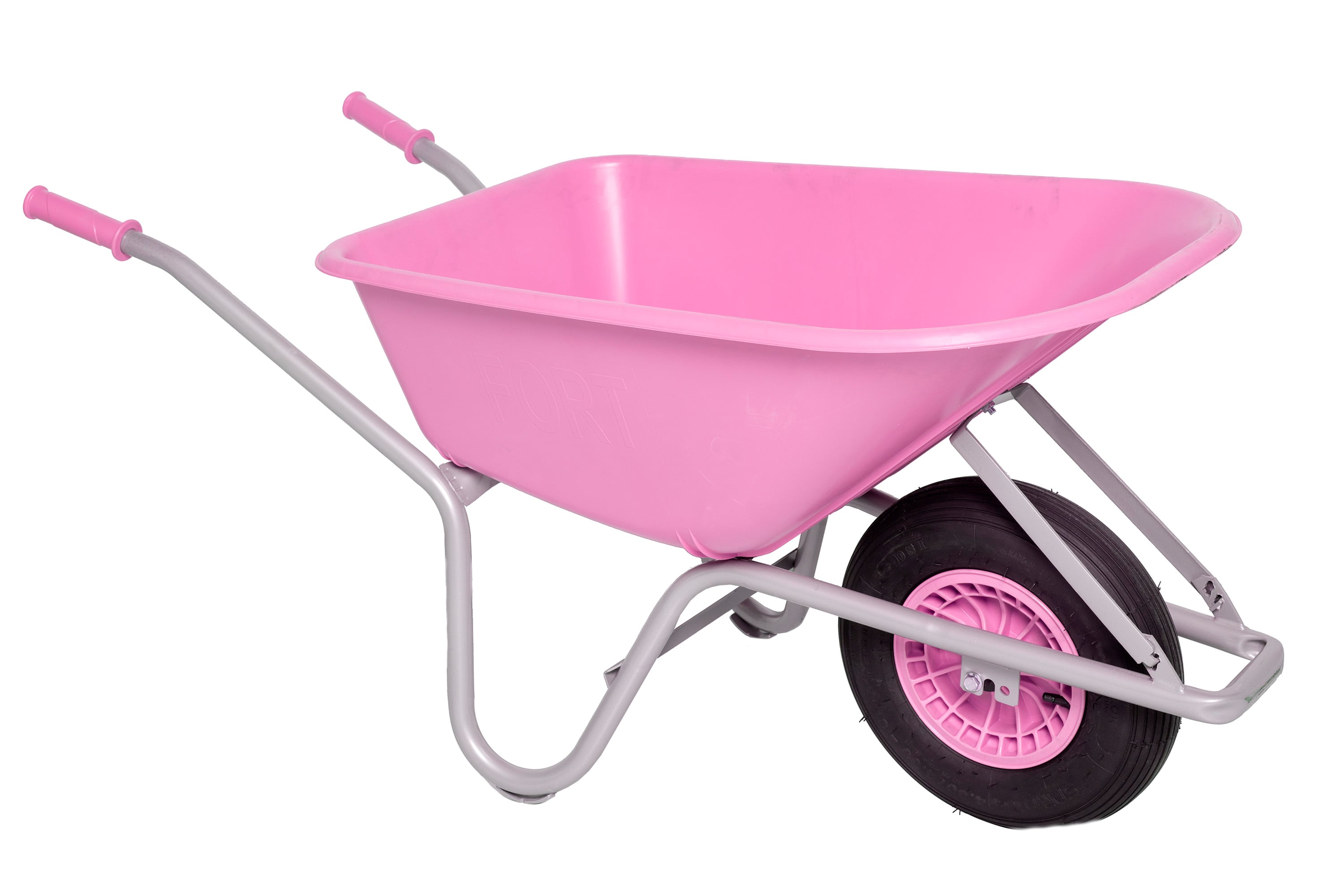 FORT TKA-100 - Kruiwagen - Roze - 100 liter - 13 cm
