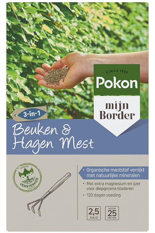 Pokon Beuken & Hagen voeding - Siertuinmeststof - 2.5 Kilogram