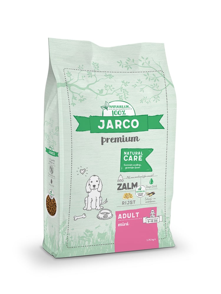 Jarco Dog Mini Adult - Hondenvoer - 1.75 Kilogram - zalm
