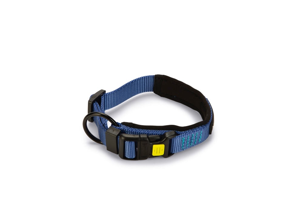 Beeztees Premium Parinca - Halsband Hond - blauw - 30 tot 35 cm Beeztees Premium Parinca - Halsband Hond - blauw - 30 tot 35 cm