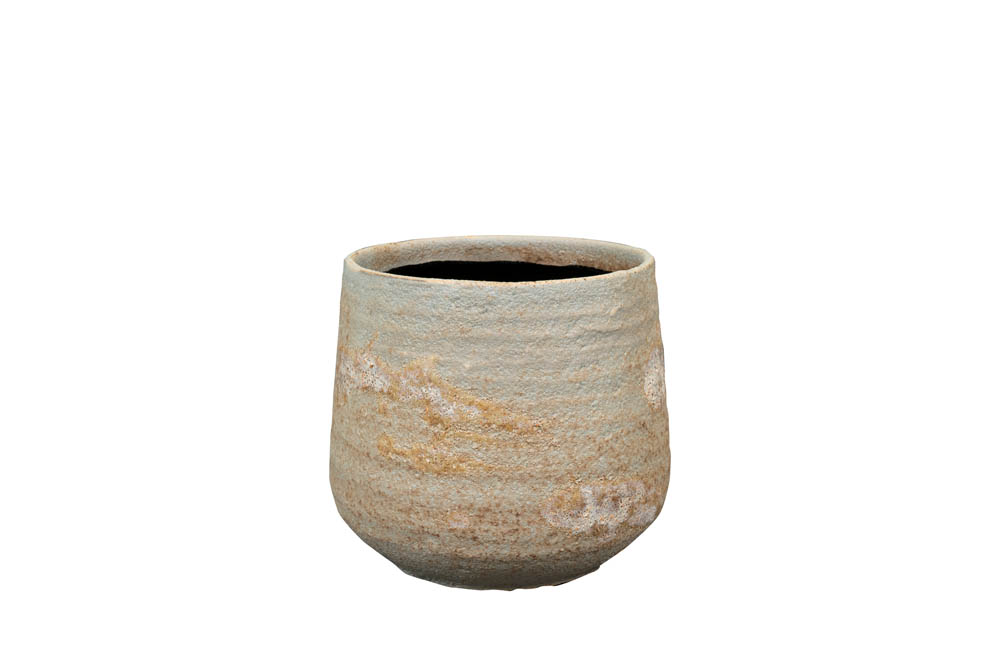 TS COLLECTION Jelmer - Bloempot - Groen - 15 cm