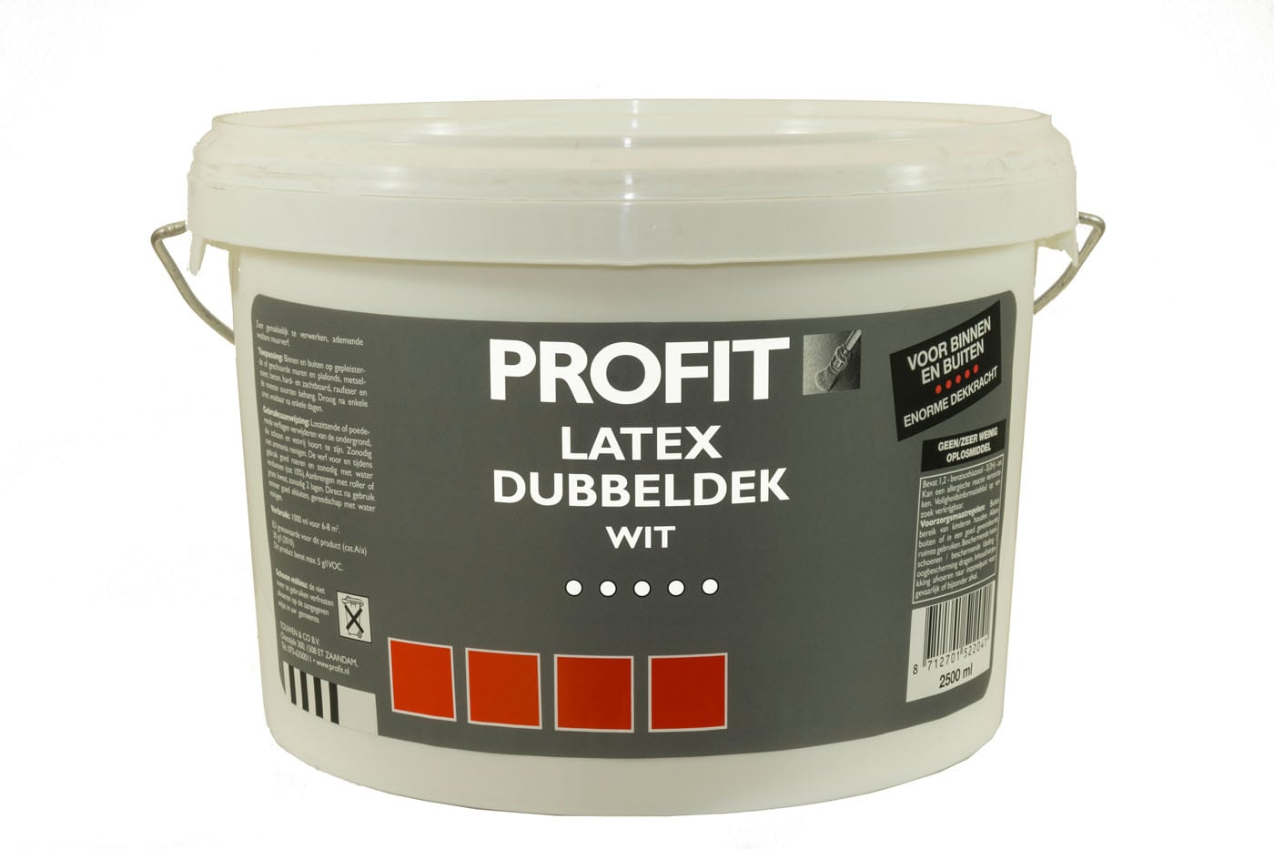 Tenco - Profit Latex Dubbeldek - 2.5 Liter - Wit Tenco - Profit Latex Dubbeldek - 2.5 Liter - Wit