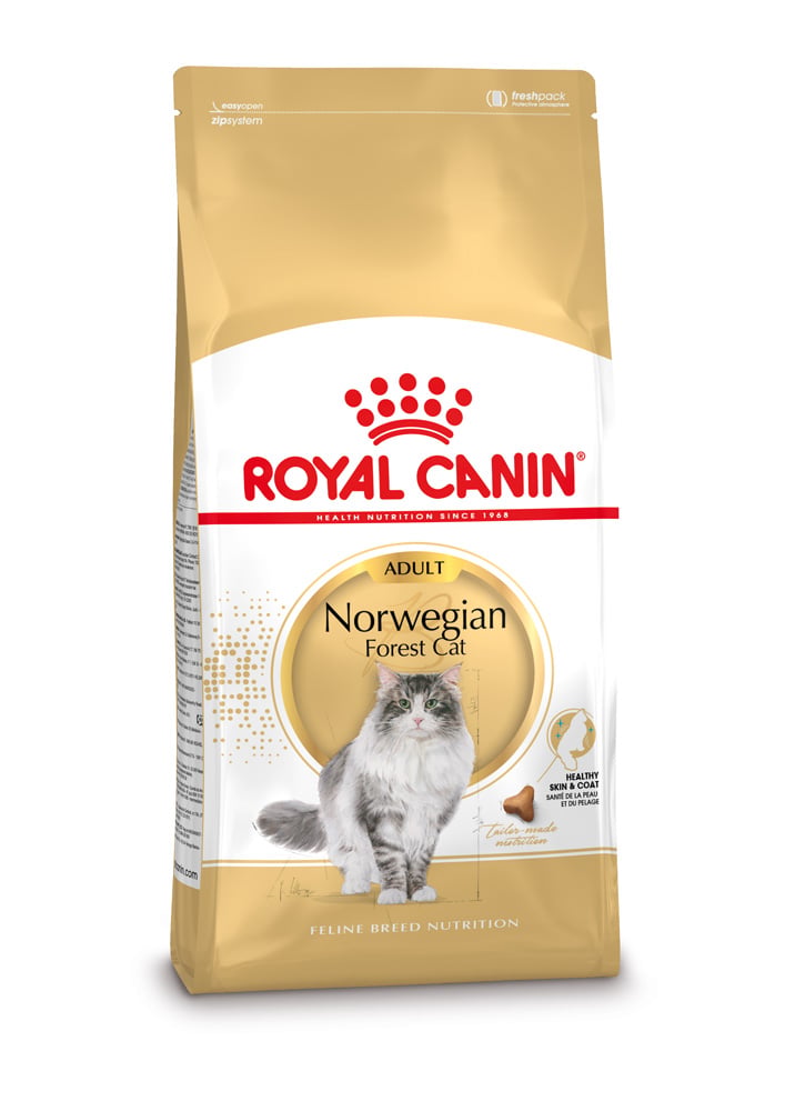 Royal Canin Noorse Boskat Adult - Kattenvoer - 10 Kilogram - Gevogelte Royal Canin Noorse Boskat Adult - Kattenvoer - 10 Kilogram - Gevogelte