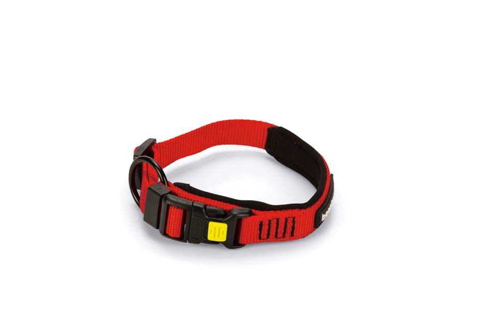 Beeztees Premium Parinca - Halsband Hond - rood - 30 tot 35 cm