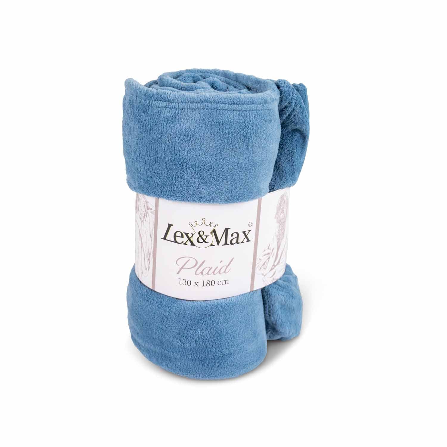 Lex & Max Fleeceplaid - Hondendeken - Blauw Lex & Max Fleeceplaid - Hondendeken - Blauw