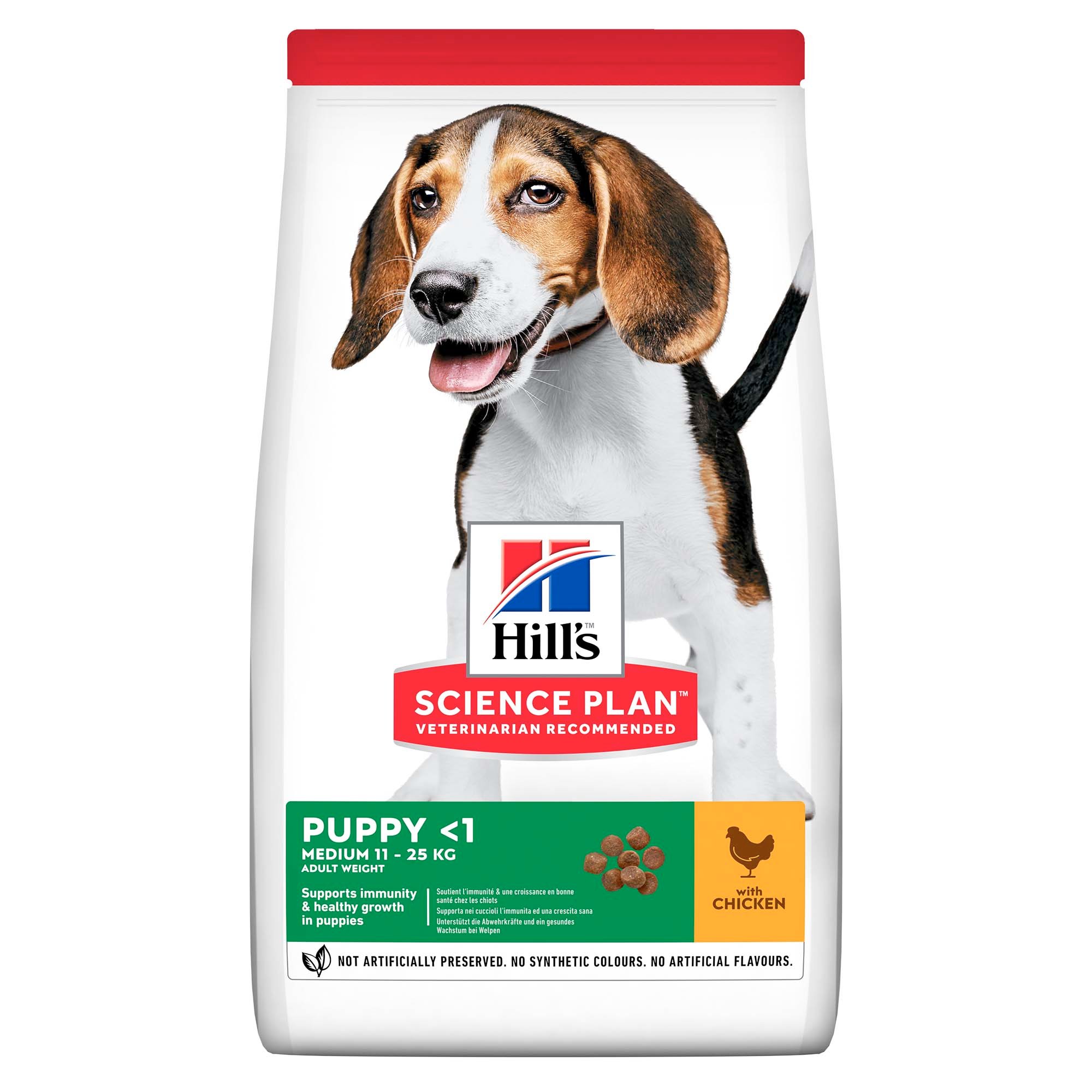 Hill's Science Plan Puppy Healty Development Medium - Hondenvoer - 12 Kilogram - kip