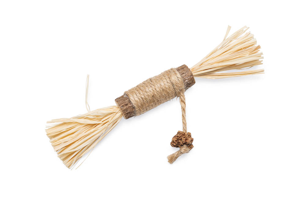 Beeztees Stick Strovy - Kattenspeeltje - Beige