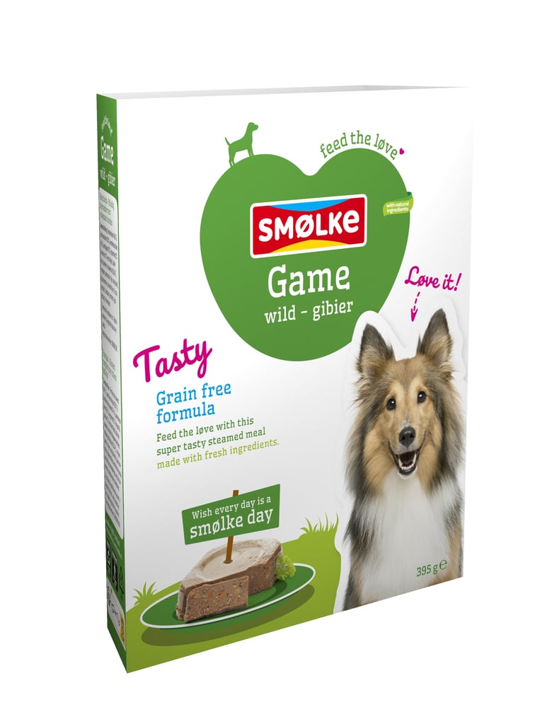 Smölke Vers Gestoomd - Hondenvoer - Graanvrij - 395 Gram - wild