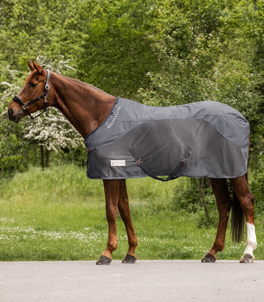 Waldhausen Comfort - Vliegendeken - Paardendeken - Grijs - 115/165