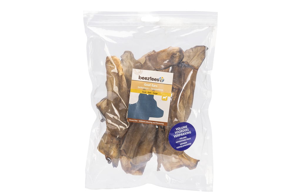 Beeztees Geitenoren - Hondensnack - 125 Gram - geit
