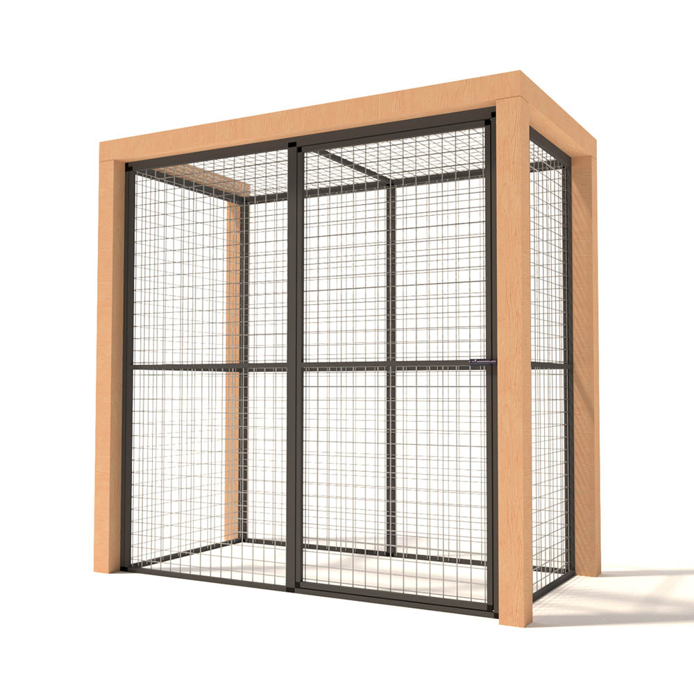 Glorenza Olivia - Kattenren - Antraciet - 187x99x193 cm