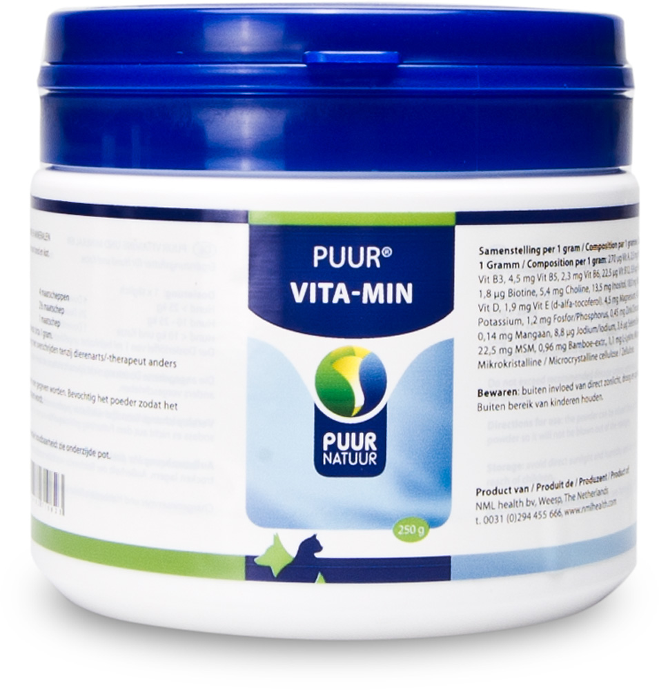 Puur Vita-Min - Voedingssupplement - 250 Gram Puur Vita-Min - Voedingssupplement - 250 Gram