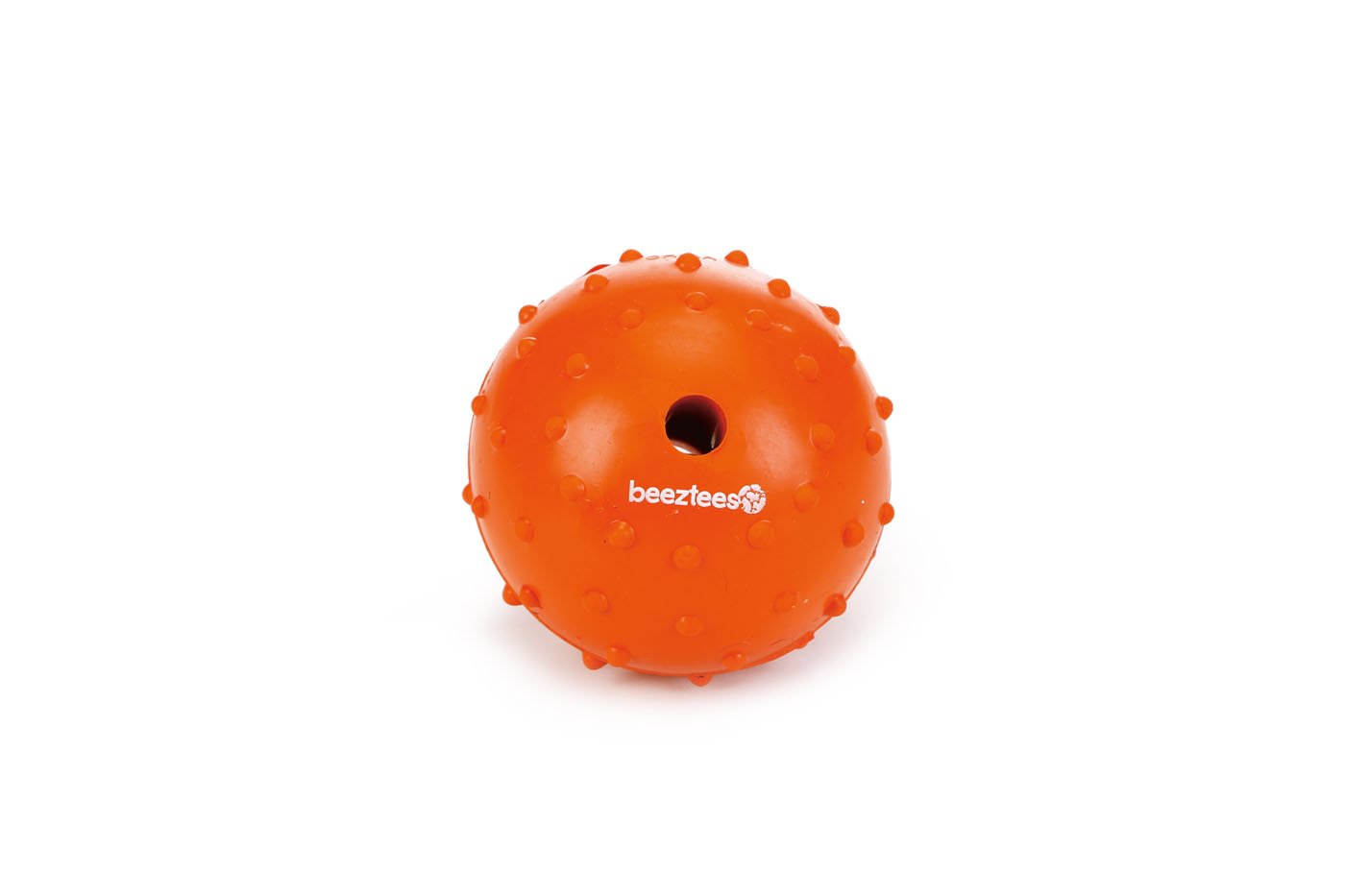 Beeztees Bal en Bel - Hondenspeelgoed - oranje - 15.5x7x2 cm Beeztees Bal en Bel - Hondenspeelgoed - oranje - 15.5x7x2 cm