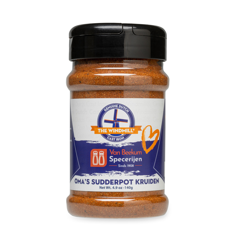 The Windmill Oma's Sudderpot Kruiden - BBQ kruiden - Bruin
