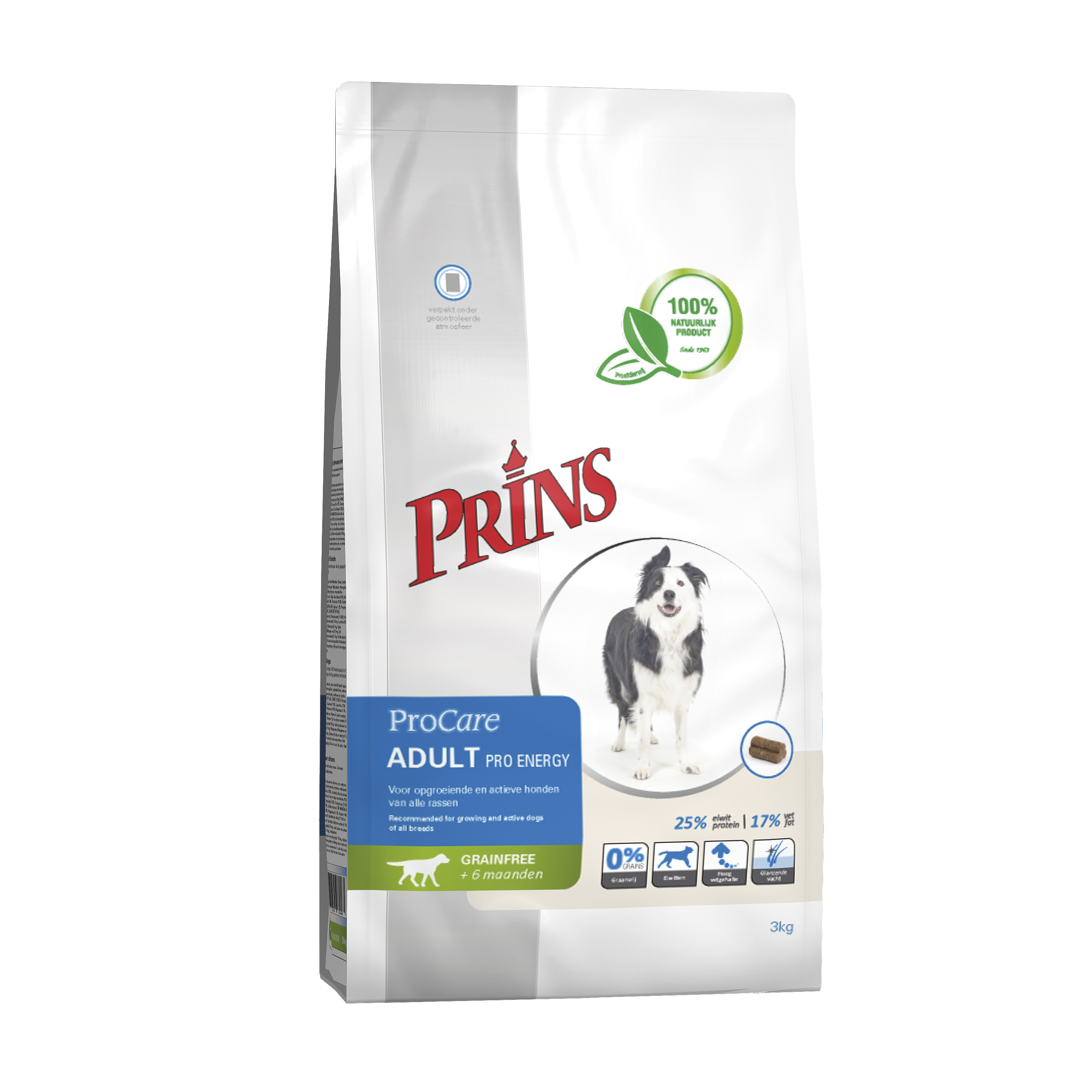Prins ProCare Grainfree Adult Pro Energy - Hondenvoer - 12 Kilogram - gevogelte