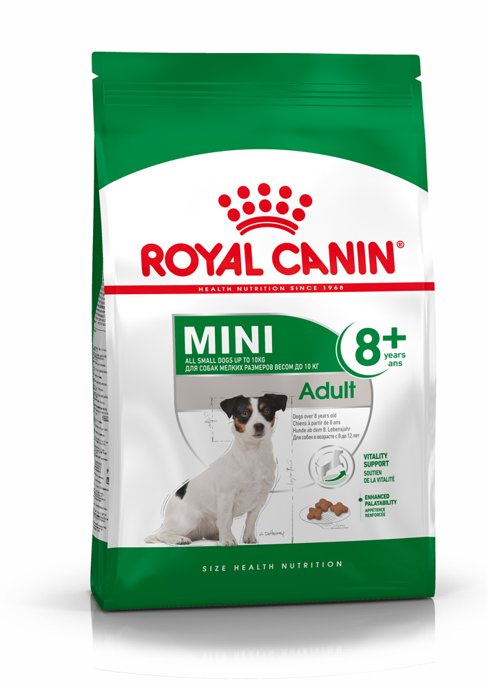 Royal Canin Mini Adult 8+ - Hondenvoer - 12 Kilogram - gevogelte