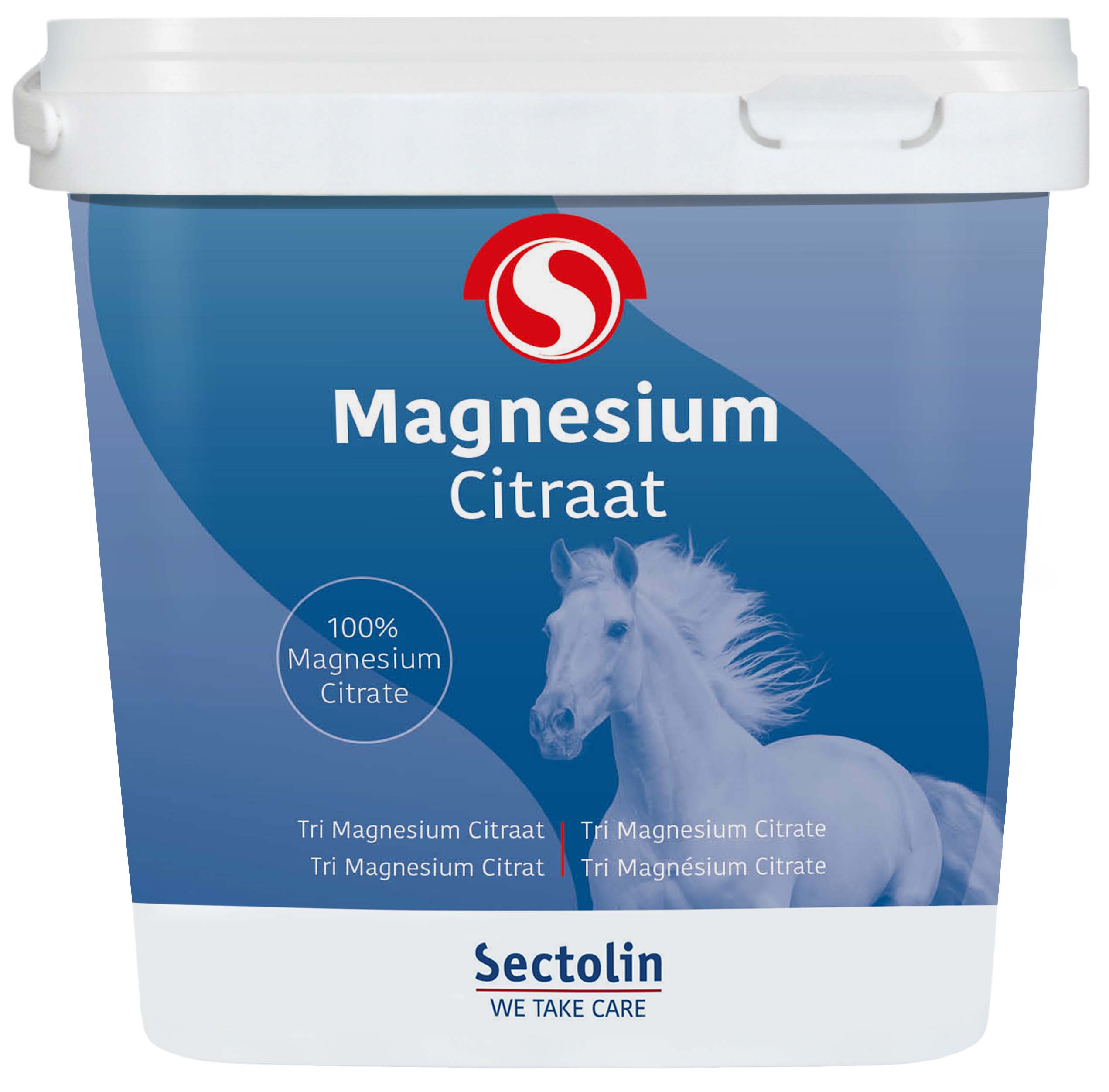 Sectolin Magnesium citraat Poeder - Kalmeringssupplement Paard - 0.5 Kilogram - Emmer