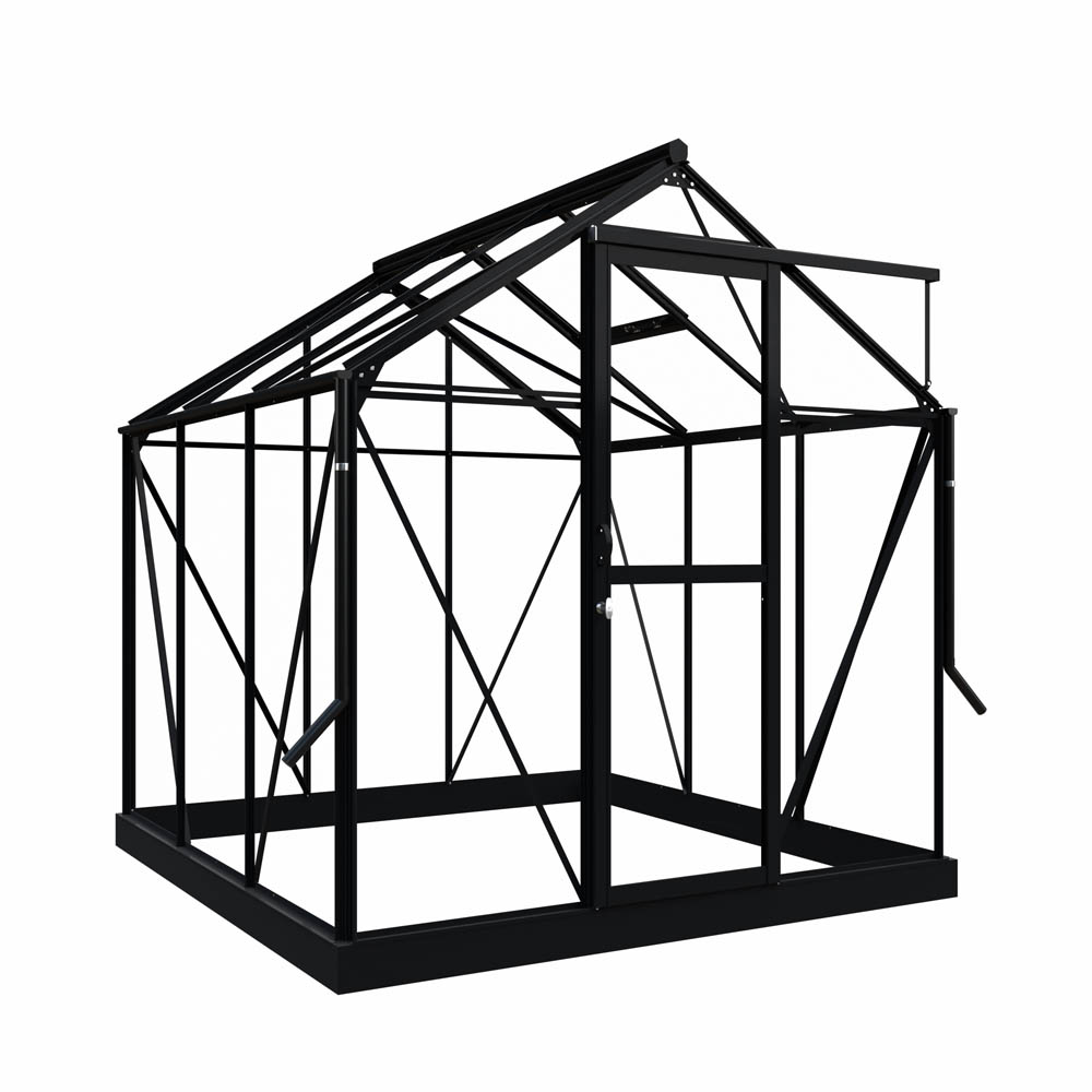 Royal Well Mary I - Tuinkas - zwart - 241x212x222 cm - Veiligheidsglas