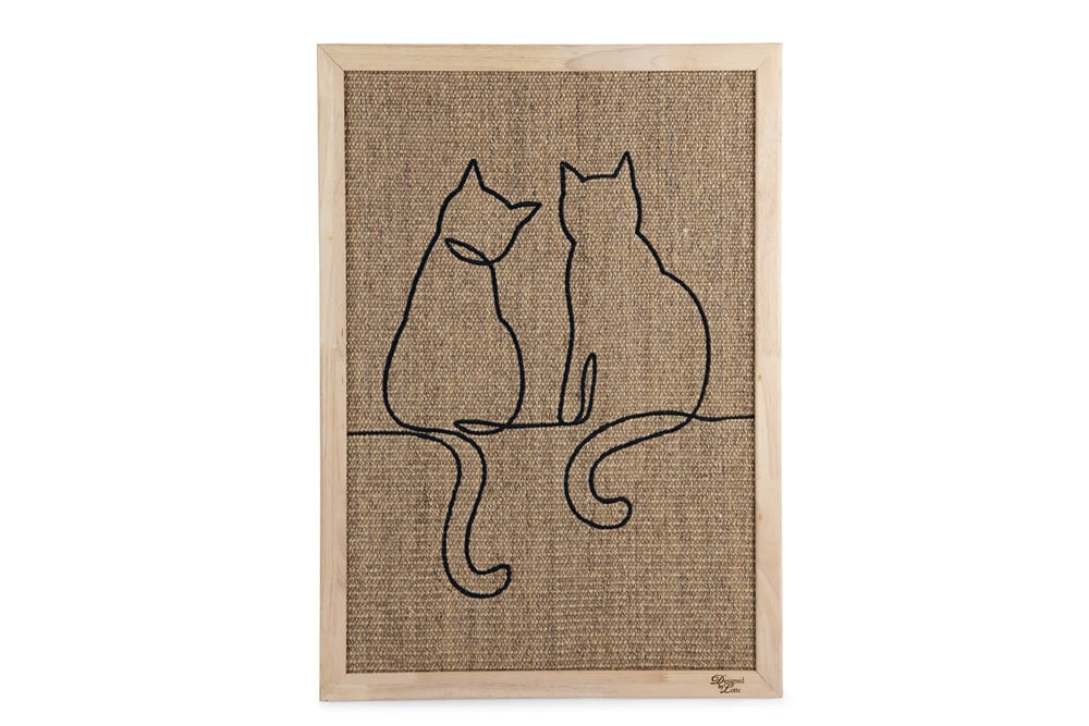 Designed by Lotte Poezels - Krabplank - Naturel - 72x70x2.8 cm