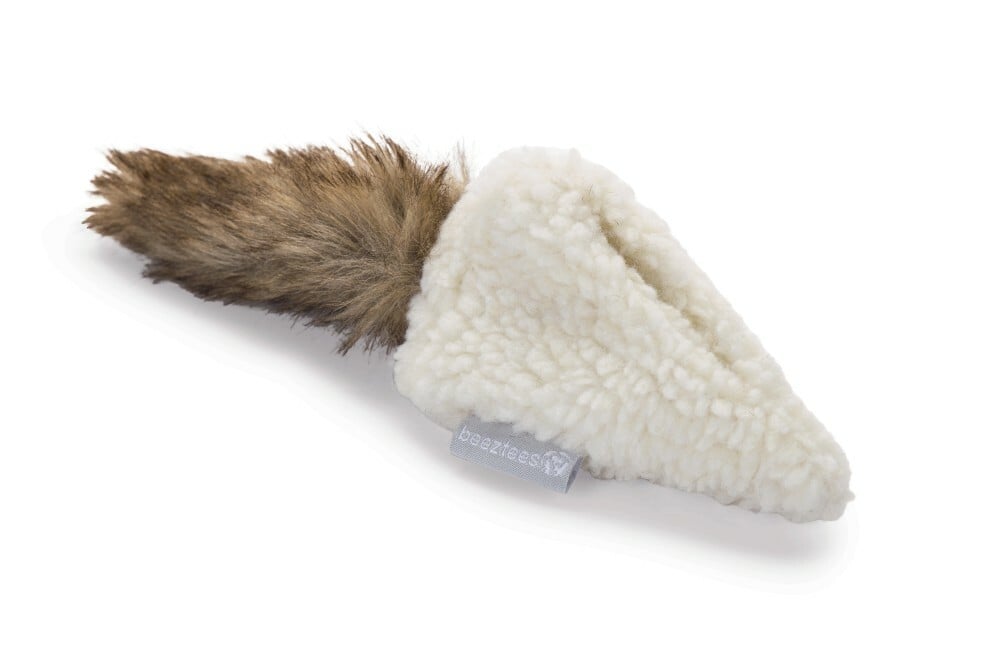 Beeztees Yeti Kussen Catnip - Kattenspeeltje - Wit