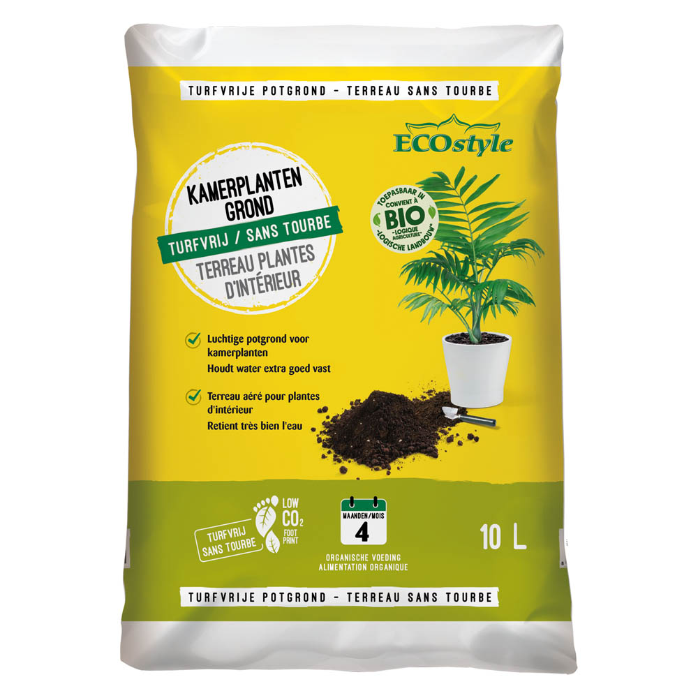ECOstyle Kamerplanten - Potgrond - 10 Liter