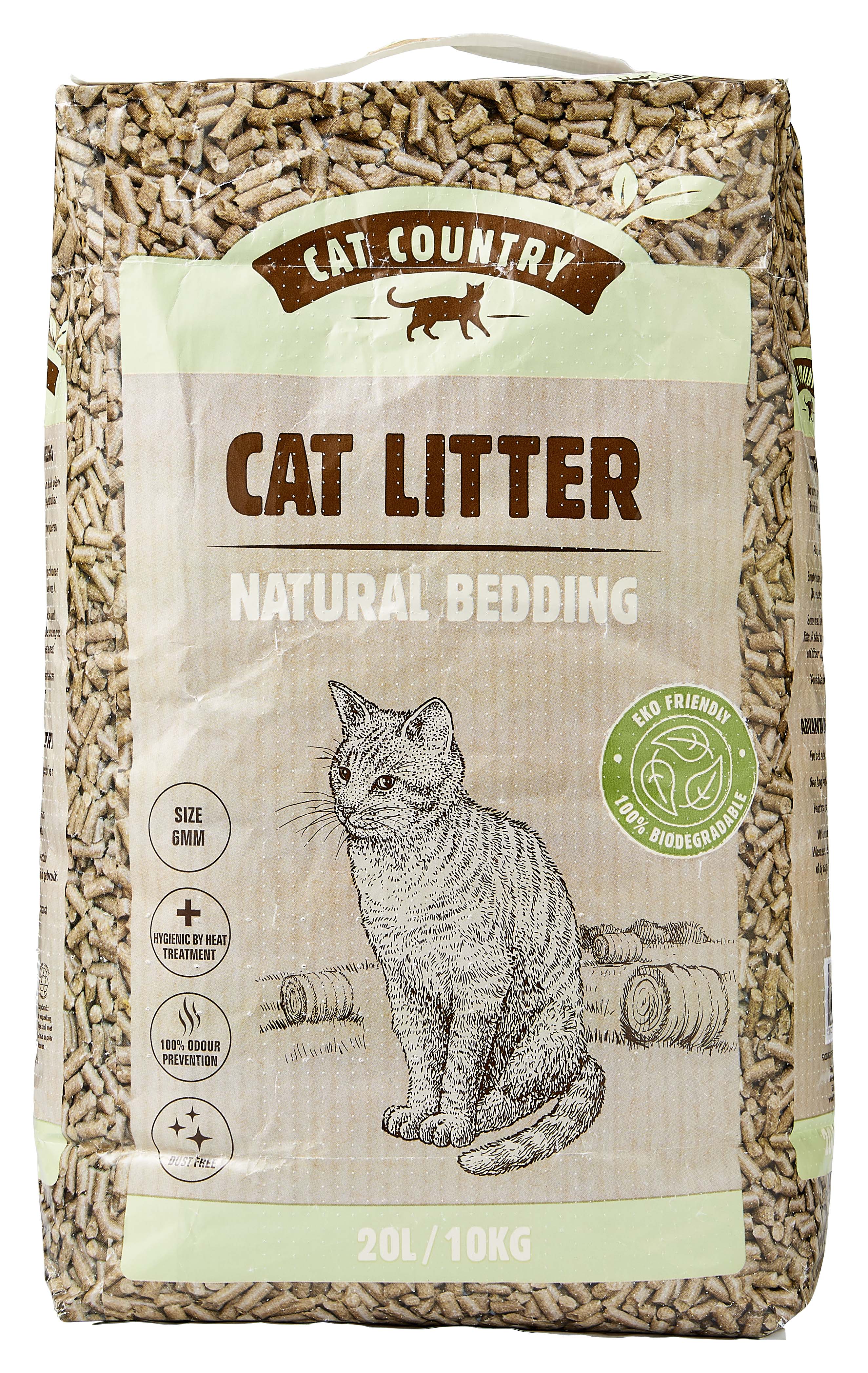 Cat Country Strokorrel - Kattenbakvulling - 20 Liter