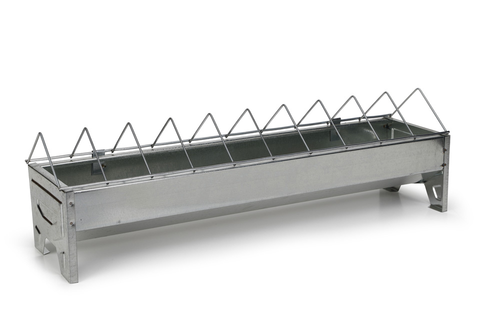 Olba Voerbak - Pluimvee - Zilver - 15x51x13 cm