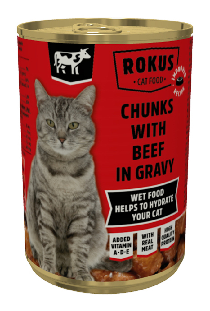 Rokus Adult - Senior - Kattenvoer - 415 Gram - rund