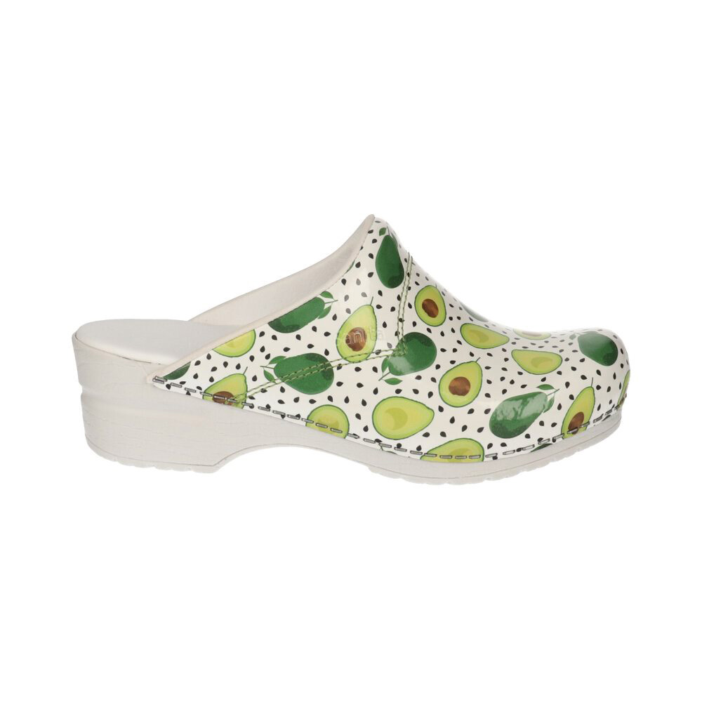 Sanita Flex 314 Fruity Avocado - Klompen - Groen / Wit - 37