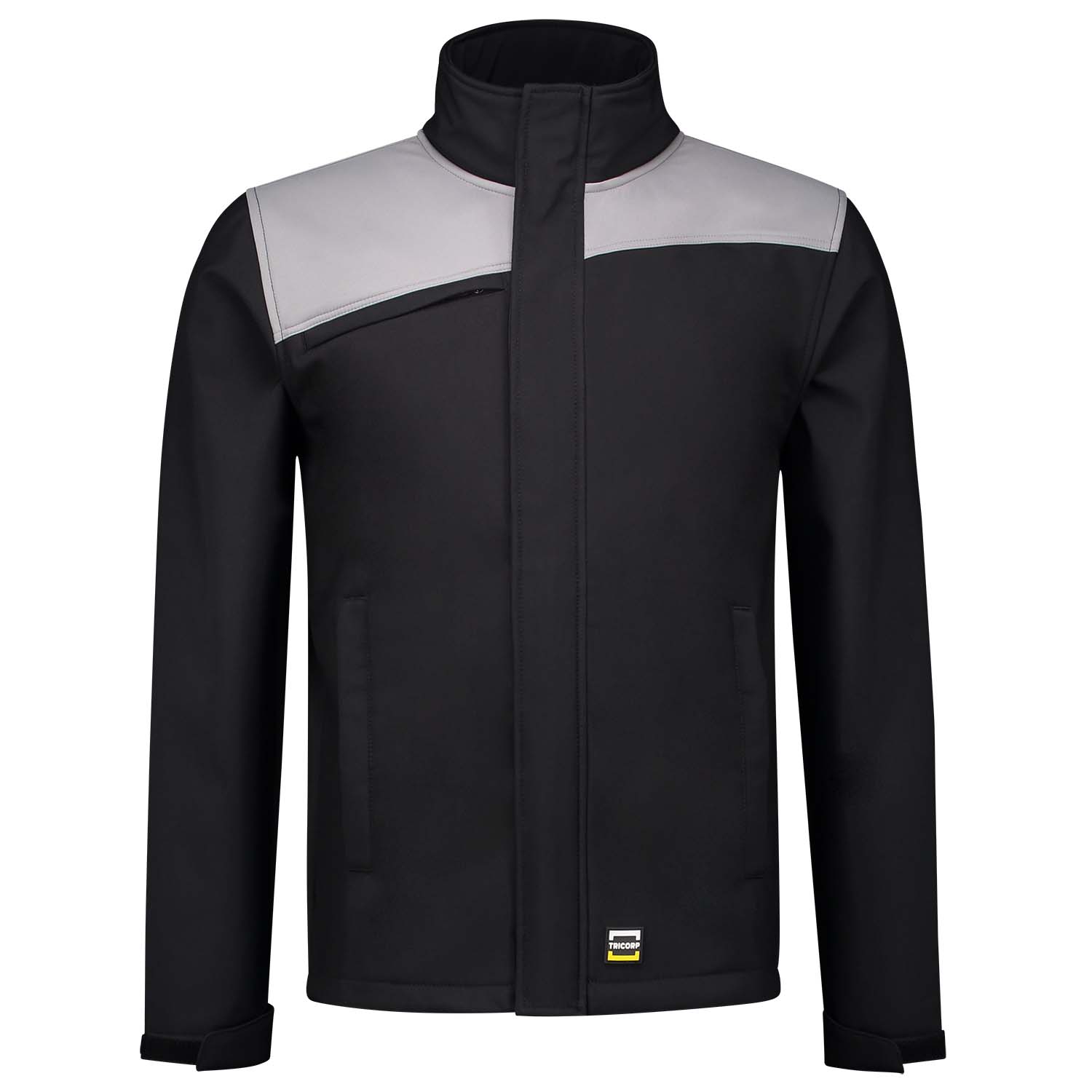 Tricorp Bicolor 402021 - Softshell jas - Zwart Grijs - 3XL Tricorp Bicolor 402021 - Softshell jas - Zwart Grijs - 3XL