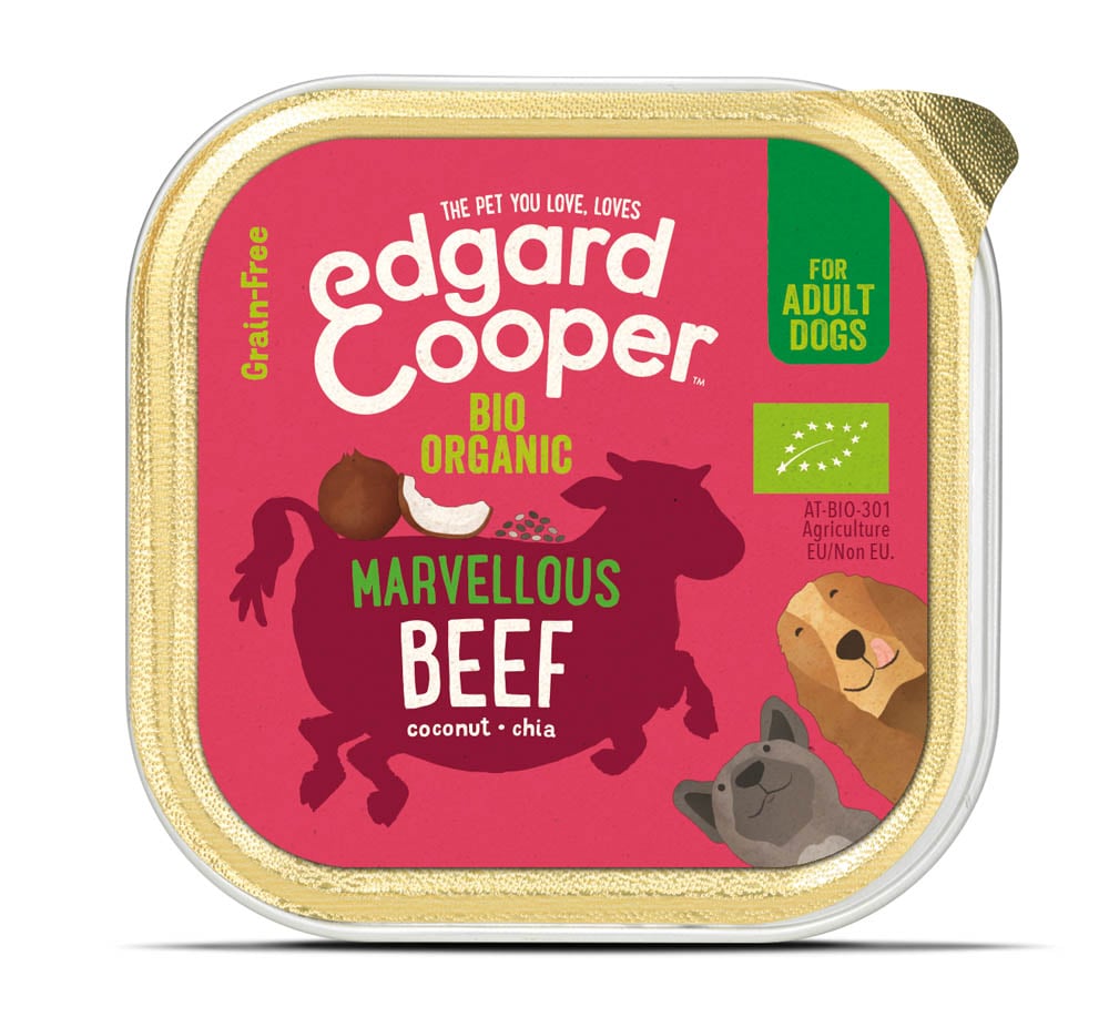 Edgard & Cooper Adult Biologisch - Hondenvoer - 100 Gram - rund