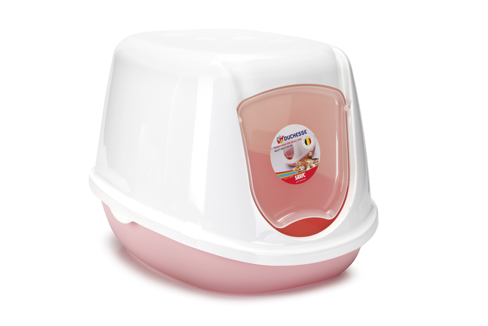 SAVIC Duchesse Kittenbak - Kattenbak - Roze - 32x44x44 cm