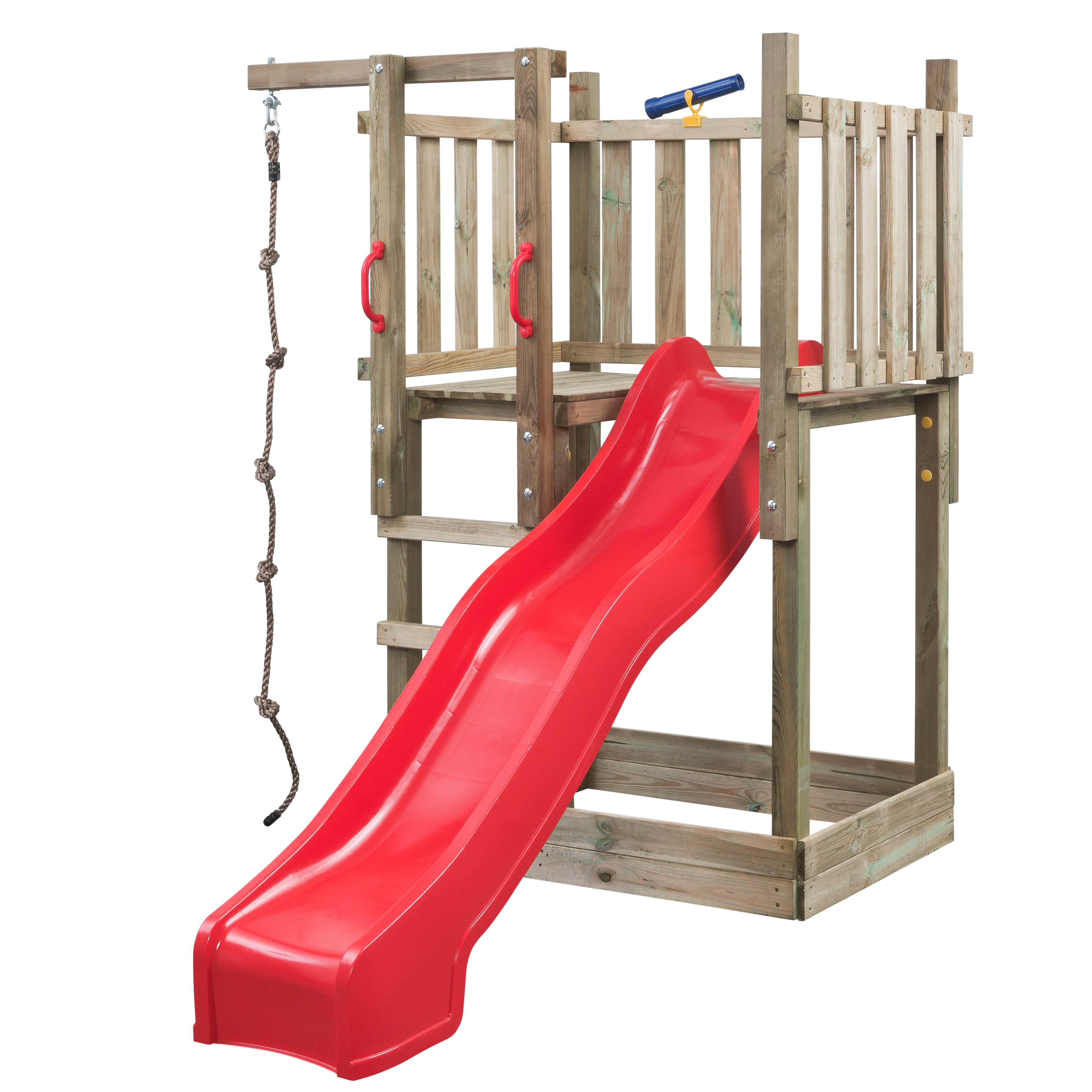 Swing King Mario - Speeltoren - Rood - Hout