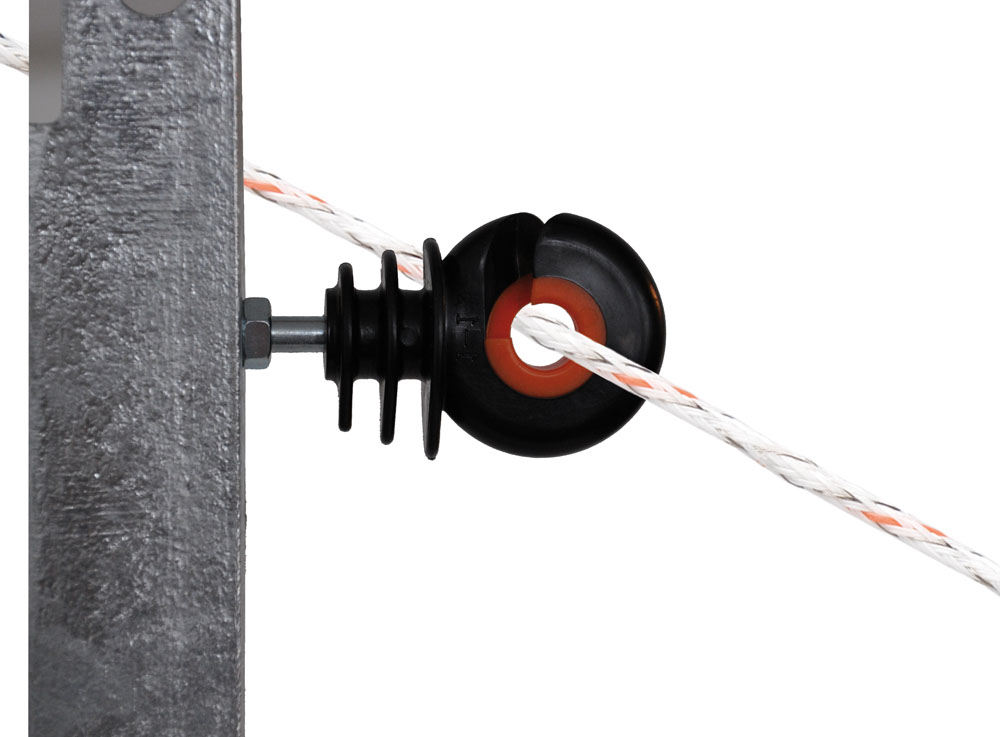 Gallagher Schroefisolator XDI - 11 cm - 10 Stuks - Zwart - 18 cm