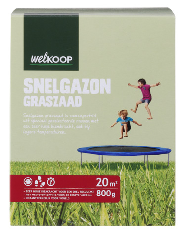 Welkoop Snelgazon - Graszaad - 20 m2
