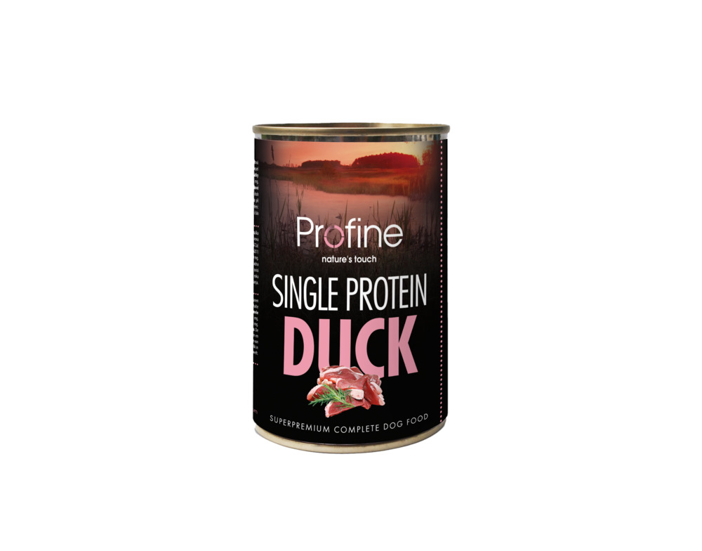 Profine Single Protein - Hondenvoer - 400 Gram - eend