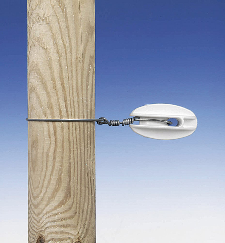 Gallagher Hoekisolator S-wit Versterkt - 20.5 cm - 100 Stuks - Wit - 39 cm