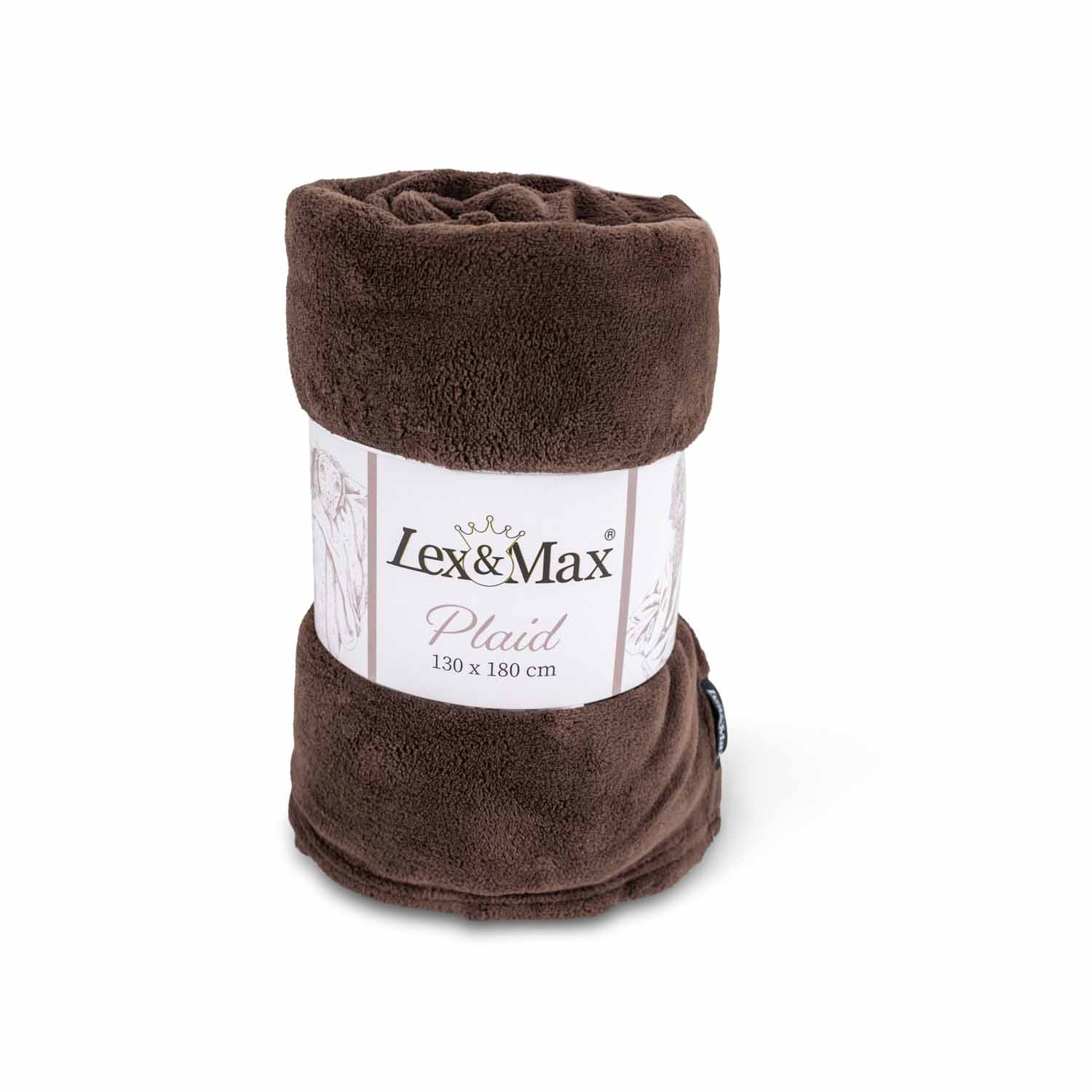 Lex & Max Fleeceplaid - Hondendeken - Donkerbruin Lex & Max Fleeceplaid - Hondendeken - Donkerbruin
